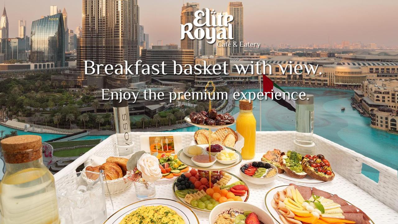 Elite Royal Apartment - Full Burj Khalifa & Fountain View - Ambassador Dubai Exteriör bild